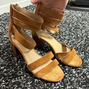 Sigerson Morrison | Camel Suede Sandal